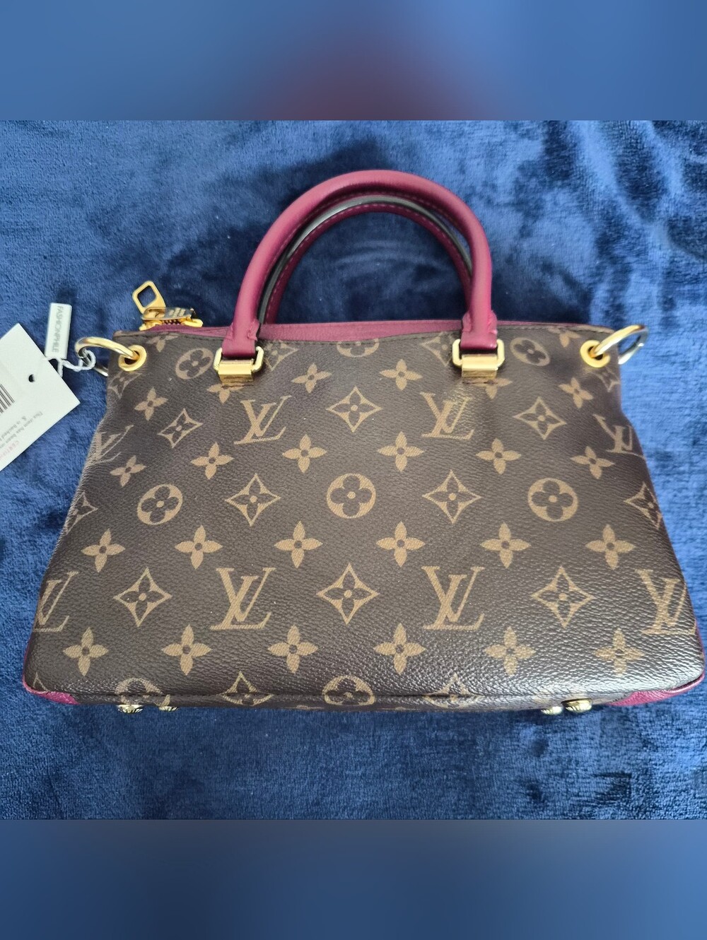 Louis Vuitton Pallas  Monogram Mini TOTE CROSSBODY RAISIN
